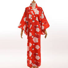 Kimono japonês yukata com obi novidade, vestido fantasia japonês feminino wafuku longo yukata, roupa de dormir 2024 - compre barato