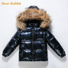children winter parka 90% White duck down jackets boys clothing for snow wear kids outerwear & coats baby girl clothes snowsuit 2024 - buy cheap