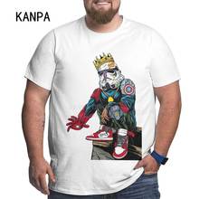 2022 Summer Men's Plus Size T Shirts 6XL 5XL 4XL White Anime Oversized T-shirts Father Top Tee Clothing Short Sleeve Crewneck 2024 - buy cheap
