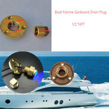 Garboard Drain Plug Cast Bronze Fitting 1 Inch Dia. Hole 1/2''NPT For Boat 2024 - buy cheap