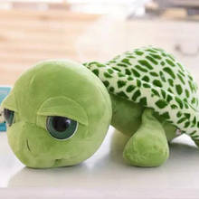 Tortuga de ojos grandes Kawaii para niños, juguete de felpa suave y adorable, mar pequeño, juguete de tortugas, relleno, gran oferta 2024 - compra barato