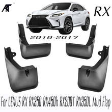 Para-lama para lexus rx rx350 rx450h rx200t rx350l 2016 2017 2018 proteção contra respingos frontais e traseiros 2024 - compre barato