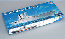 Трубач 05738 1/700 весы USS Saratoga CV-3 авианосец Модель комплект военный корабль TH05440-SMT6 2024 - купить недорого