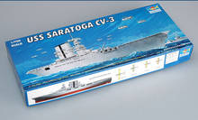 Trumpeter 05738 1/700 Scale USS Saratoga CV-3 Aircraft Carrier Model Kit Warship TH05440-SMT6 2024 - buy cheap