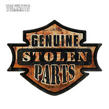 Volkrays Funny Car Sticker Genuine Stolen Parts Rusted Decals Waterproof Automobile Motorcycles Accessories Vinyl,13cm*10cm 2024 - buy cheap