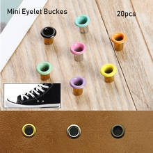 Mini botones de ojales coloridos de 1mm para DIY, ropa de muñeca, bolso, zapatos, hebillas de cinturón, botón a presión de Metal, accesorios de costura, 20 Uds. 2024 - compra barato