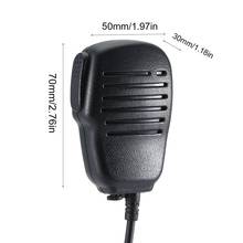 1 Pin 2,5 мм переносной микрофон динамик микрофон для Motorola Talkabout Md200 Tlkr T5 T6 T80 T60 Fr50 T6220 иди и болтай Walkie Talkie радио 2024 - купить недорого