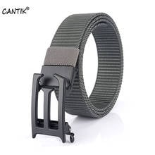 CANTIK 2022 Design E Letter Automatic Buckle Metal Belt Quality Casual Nylon & Canvas Belts  Jeans Accessories for Men CBCA300 2024 - buy cheap