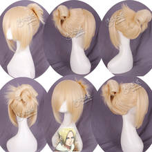 Обувь для косплея по аниме «атака на Титанов» Энни Leonheart Косплэй парик для женщин 35 см светильник блондинка синтетические волосы» (Shingeki no Kyojin) Косплэй парики + парик cap 2024 - купить недорого