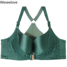 Waseelove-Bralette Sexy de belleza en la espalda para mujer, lencería de talla grande, Push Up, cómodo y suave, sujetador X29-1 2024 - compra barato