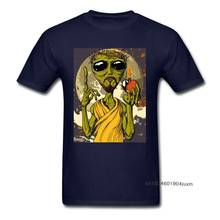 We Come in Peace Men T-shirts Custom E.T. T Shirt Jesus Alien Print Tshirt Novelty Hip Hop Clothes Cotton Summer Rock Roll Tops 2024 - buy cheap