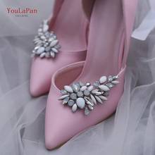 TOPQUEEN X19, 2 предмета, обувь для невесты на высоком каблуке, украшение, стразы, блестящие свадебные туфли, декоративный кулон с зажимами, обувь с пряжкой 2024 - купить недорого