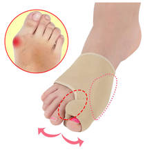 2pcs Bunion Corrector Hallux Valgus Foot Pedicure Sock Bone Thumb Toe Separators Correction Splint Foot Straightener Updated 2024 - купить недорого