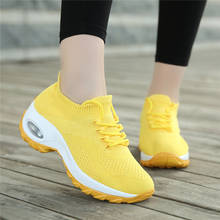 2020 Spring Women Tennis Shoes Tenis Green Orange Gym Shoes for Women Sneakers Jogging Walking Breathable Ladies Trainers Cheap 2024 - buy cheap