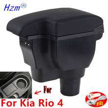 For Kia Rio 4 Armrest For Kia Rio 4 X-Line car armrest box Russi 2017 2018 2019 2020 2021 car accessories interior Easy install 2024 - buy cheap