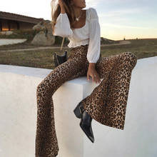 Leggings con estampado de leopardo para mujer, pantalones largos sexys de cintura alta, ajustados, para Club, otoño e invierno, 2019 2024 - compra barato
