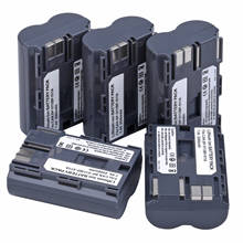 10pcs 2500mah 7.4v BP-511 BP 511 BP511 BP511A  BP 511A digital camera Battery + Charger for Canon EOS 40D 300D 5D 20D 30D 50D 2024 - buy cheap