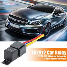 Relé JD2912 de conversión de 5 pines, 12V DC 80A, modificación de tipo de inserción con 5 enchufes de cable para coche y automóvil, Universal 2024 - compra barato