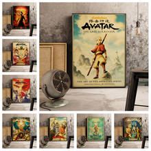 Avatar Airbender Anime Poster Canvas Art Print Wall Painting Nordic Kids Child Room Decoration Pictures 2024 - buy cheap