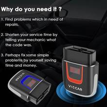 Viecar ELM327 V2.2 VP003 VP004 PIC18F25K80 OBD2 Car Diagnostic Bluetooth 4.0 WIFI OBD Scanner Tool ELM 327 V2.2 For Android/iOS 2024 - buy cheap