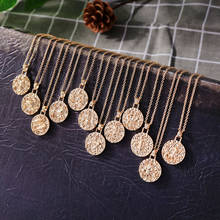 Colar com pingente zodíaco para mulheres, colar feminino com faixas de constelações zodíaco, design exclusivo feito à mão 2024 - compre barato