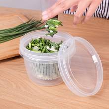 Green Onion Storage Box Reusable Mini Plastic Food Storage Boxes Fruit Organizer Box Set With Lids Kitchen Accessories 2024 - buy cheap