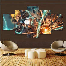 5 Piece Wall Art Canvas Anime Manga Modern Posters Genos Figure  HD Prints Paintings Home Decorative Pictures Free Shipping 2024 - buy cheap