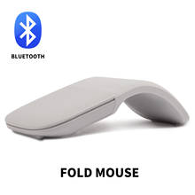 Ratón inalámbrico plegable con Bluetooth 4,0 para Microsoft Surface, Mouse silencioso para ordenador, Mini Mouse láser Delgado ergonómico 2024 - compra barato