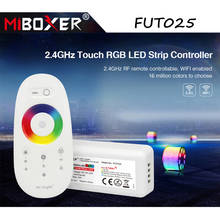 Miboxer FUT025 2.4GHz Touch RGB LED Strip Controller Wireless 18A RF Remote Control for LED RGB Strip/Bulb/Downlight/DC12V-24V 2024 - buy cheap