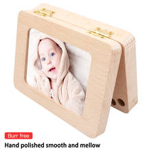 Деревянная коробка для хранения ручной работы, Высококачественная коробка для детских зубов, коллекционная коробка, фоторамка, творческие подарки сувениры на день рождения для детей 2024 - купить недорого