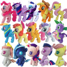Juguetes de peluche de My Little Pony para niños, figuras de Anime Crepúsculo, Sparkle, Pinkie Pie, Pony, muñecos de peluche, unicornio, 30cm 2024 - compra barato