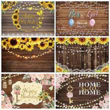 Yeele Baby Shower Birthday Backdrop Photocall Party Decor Flowers Sweet Home Wood Plank Photographic Background For Photo Studio 2024 - buy cheap