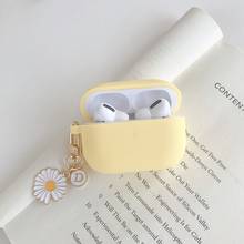 for ZMI PurPods Pro Case fashion daisy flower Keychain Silicone Bluetooth Earphones Cover fundas for PurPods Pro Case capa 2024 - buy cheap