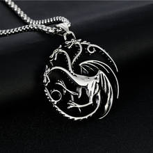 stainless steel necklaces mens pendants round male accessories Men's necklace hip hop 2020 necklace chains jewelry on the neck 2024 - buy cheap