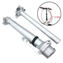 Vástago ajustable para bicicleta plegable, tubo extensible para manillar, piezas de ciclismo, 440mm, 28,6mm 2024 - compra barato