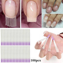 30pcs/set Nail extension fiber Fibernails Nail Acrylic Tips Set Fiberglass Nails Extension Pack Fiber Glass Nails Building Gel 2024 - buy cheap