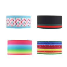 Q&N ribbon 16mm  22mm 25mm 38mm 50mm 75mm Striped Satin Ribbons 50yard  Gift Box With logo DIY Accessories /FOE Free Shipping 2024 - buy cheap