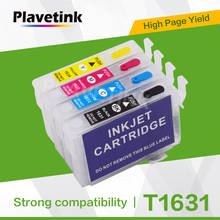 Plavetink-cartuchos de tinta vacíos para impresora Epson, recambio de tinta T1631, T1632, T1633, T1634, Workforce WF-2010W, WF-2510WF 2024 - compra barato