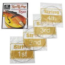 Spock S510 4 шт. струна для мандолины, из нержавеющей стали, изысканный струнный музыкальный инструмент 2024 - купить недорого