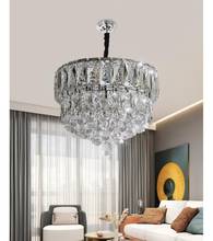Lámpara colgante de cristal para sala de estar y comedor, iluminación moderna nórdica, redonda, D30cm, Vintage, LED AC 110-240V 2024 - compra barato