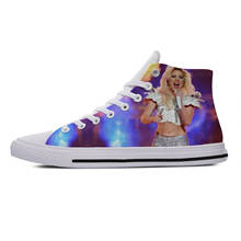 2019 quente legal moda engraçado novo verão tênis de alta qualidade handiness sapatos casuais 3d impresso pop música para mulheres masculinas lady gaga 2024 - compre barato