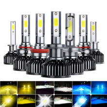 LED Turbo Car Headlight H1 Lamp H11 LED Bulbs H7 H8 H4 Headlamps Kit 9005 HB3 9006 HB4 6000k Fog light 12V LED Lamp M2 12000LM 2024 - buy cheap