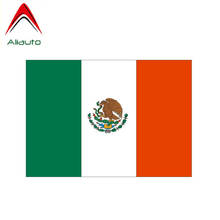 Aliauto-pegatina creativa y divertida para coche, accesorios para automóvil, Bandera de México, impermeable, protector solar, PVC,10cm * 7cm 2024 - compra barato