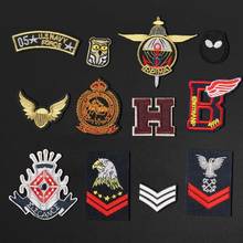 Troops embroidered patchessmall badge cloth paste badge clothing accessories patch letter rank-and-file soldiers Badge 2024 - buy cheap