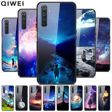 Tempered Glass Case For OPPO Realme 6 pro Cases Painted Hard pc Phone Back Cover Cases For OPPO Realme6 6S Fundas on Realme 6pro 2024 - buy cheap