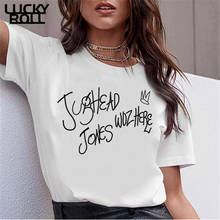Camiseta de manga corta Y2K para mujer, ropa informal Harajuku de gran tamaño, tendencia Riverdale, ropa de calle Hipster de Brasil 2024 - compra barato