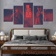 Christmas Decor Unique Gift 5 Pieces Video Game Poster HD Wallpaper Home Decor Wall The Last of Us Oil Painting Canvas Art Paint 2024 - buy cheap