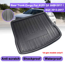 Para AUDI Q5 SQ5 2014-2017 2008 2009 2010 2013 2011 2012 bandeja de arranque de carga cubierta trasera de maletero mate alfombra de piso almohadilla de apoyo 2024 - compra barato