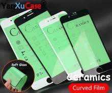 100Pcs/Lot New Ceramic Glass For iPhone SE 2020 Screen Protector For iPhone 12 Mini 11 Pro Max XR XS Max X 8 7 6 Plus Soft Glass 2024 - buy cheap