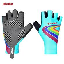 BOODUN Summer Kids Cycling Gloves Half Finger Shockproof Breathable Lycra Gel Padded Road Bike Bicycle Gloves Cycle Gloves 2024 - buy cheap